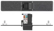 One RJ-45 Female to Punch Down - CAT 5 70-412-11