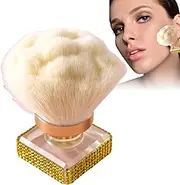 Blending Brush for Makeup,Powder Foundation Brush - Ergonomic Pedciure Tool for Make up Manicure Contouring Nail Cleaning Highlighting