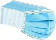 Disposable Face Mask Breathable Mouth Mask Protection for General Use 3-Layers Earloop 50 PCS