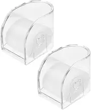 Ipetboom 2pcs Transparent Acrylic Watch Display Box All Purpose Storage Case for Sports Watch Collection Clear Organizer Holder for Easy Viewing and Selection
