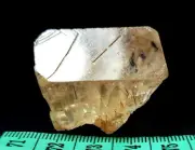 195 Carats Beautiful Imperial Color Topaz Unique Shape Crystal Excellent Luster