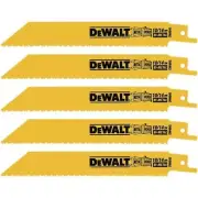 6 In. 10/14 TPI new Straight Back Bi Metal Reciprocating Saw Blade (5-Pack) best