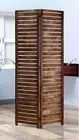 Indien Antique Furniture Handcraft Wooden Partition Screen Room Divider 2 Panels