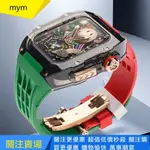 【MYM】2.0升級版理查適用蘋果手錶改裝殼APPLE WATCH S8透明保護殼理查一體錶殼49MM