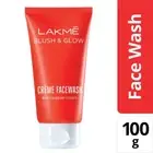 Lakme Blush & Glow Strawberry Creme Face Wash 100 gm