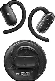 soundcore V40i by Anker, Open-Ear Headphones, Crystal-Clear Design, 4 Adjustable Positions for Every Ear Size, Richer Bass, IP55, 21H Playtime, AI Clear Calls, Bluetooth 5.4, App Control
