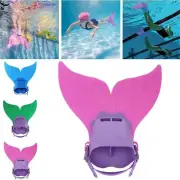 Kids Mermaid Fin Mermaid Monofin Tail Flipper Swimwear Swiming Cosplay Child AU