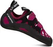 [La Sportiva] Women's Tarantula Rock Climbing Shoe, Red Plum, 8.5 (40)