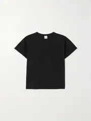 [LESET] LESET - Margo Cotton-jersey T-shirt - Black - small small Black