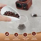 4Pcs Coffee Bean Dosing Cup Kit Ceramic Tray with Stainless Steel Spoon tyATy