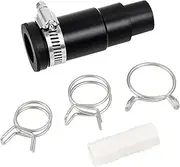 1 Set Drain Hose Connector with 1 Inlet Connector and 1 Hose Clamp and 3 Spring Clamps, Dishwasher Drain Hose Adapter Compatible with Insinkerator Garbage Disposals