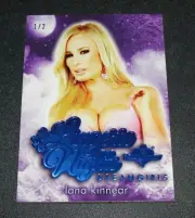 2017 Benchwarmer LANA KINNEAR Dreamgirls LINGERIE NIGHTS Blue Foil/2 PLAYBOY Hot