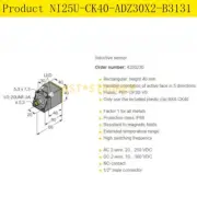 1PCS New NI25U-CK40-ADZ30X2-B3131 Proximity Switch Substitute