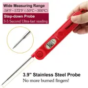 ThermoPro Instant Read Meat Thermometer Digital LCD Cooking BBQ Food Thermometer