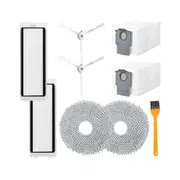 9pcs Accessories Kit For Q / P10 A7400rr Robot Vacuum Cleaner Side Brushe Filter Dust Bags Mop Pad