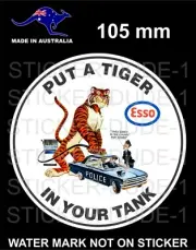 ESSO PUT A TIGER IN YOUR TANK STICKER POLICE CAR XP FORD