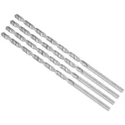 Extra Long Twist Drill Bits 5mm x 200mm HSS Twist Drill Bit 4-Pieces