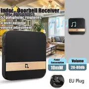 Wireless WiFi Doorbell Chime Ding-Dong Visual Door Bell Smart Receiver A3US