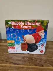 Bubble Blowing Butt Santa