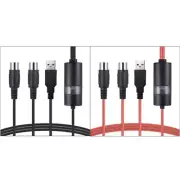 USB MIDI Cable Adapter Converter Piano Keyboard to PC/Laptop for Editing