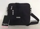 NWT~BAGGALLINI LET’S ESCAPE BLACK C/B ADJ/DET STRAP WATERPROOF NYLON RFID