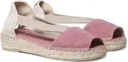 [TONI PONS] Elora-V espadrille for women in plain tones, cotton fabric., Blush, 10 AU