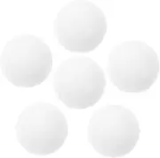 GLSTOY 6pcs Mini Foosball Table Balls Replacement Parts for Table Soccer Games Lightweight and Portable Football Balls for Indoor Outdoor Fun