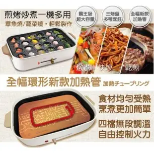 【富士電通】日式多功能電烤盤 章魚燒 FTD-EB01 免運費