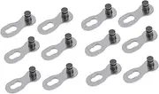 Yardwe Sets Bike Chain Connector for Speeds Stainless Steel Quick Release Design for Bike Maintenance Pairs