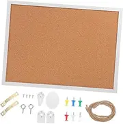 HOMOCONO Large Cork Board Bulletin Board for Wall for Office Photo Display 30x40cm