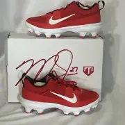 Nike Men's Force Trout 9 Pro MCS Baseball Cleats Red Size 10