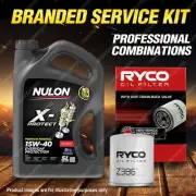 Ryco Oil Filter Nulon 5L PRO15W40 Engine Oil Kit for Toyota Camry Celica Corolla (for: Toyota)
