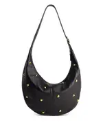 Madewell The Essential Studded Suede Curve Shoulder Bag