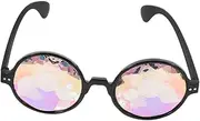 [BESTYASH] Decorative Kaleidoscope Glasses Portable Rave Glasses Wear Resistant Fun Glasses for Parties Stylish Photo Prop for Festivals and Celebrations