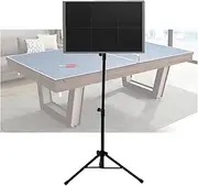 Ping Pong Sparring Trainer with 6 Rubbers,Self Study Traine Equipment Angle Adjustable,Save Space,for Game Rooms Home Gym Community