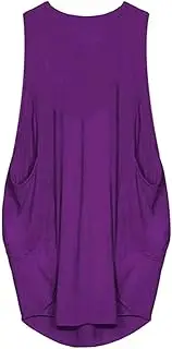 [N\P] NP Dress Female Summer Sleeveless Loose Vest Casual Medium Calfskin Dress Robe Purple