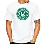 男士 T 恤 NERFBUCKS COFFEE FOR MAN O 領上衣 D.VA MAN (SIZES-6XL) 男