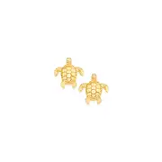 9ct Gold Turtle Stud Earrings