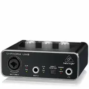 Behringer UM2 Audiophile 2x2 USB Audio Interface U-PHORIA w/ Tracking NEW