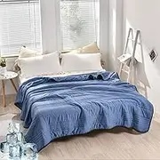 Nuvodreams Cooling Blanket Queen Size, NuvoDreams Cooling Comforter for Hot Sleepers, Nuvodreams Silk Cooling Blanket, Lightweight Summer Comforter Queen Size, Breathable Lightweight Silk Smooth(Dark