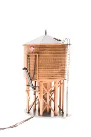 Broadway Limited HO Pennsylvania PRR Brown Weathered Water Tower Motorized 6094