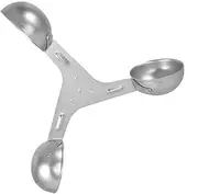 Levemolo Metal Anemometer Cup 3-Cup Wind Speed Sensor Wind Measurement for Weather Observation Replacement Parts for Anemometer