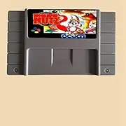 Royal Retro Mr. Nutz 16 bit Big Gray Game Card For NTSC Game Player