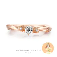 在飛比找momo購物網優惠-【WEDDING CODE】14K GIA30分鑽戒 迪25