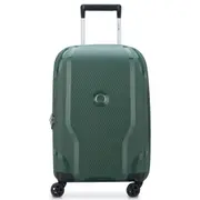 Delsey Clavel 55 cm 4-Wheel Expandable Cabin Case - Deep Green (Recycled Material)