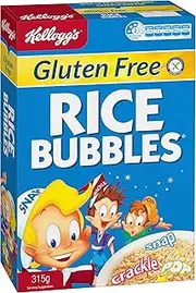 Kellogg's Rice Bubbles Gluten Free Breakfast Cereal 315 g