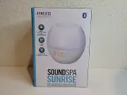 Homedics Soundspa Sunrise Simulator Alarm Clock 8 Sleep And Wake Sounds White