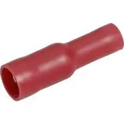 Narva Female Terminal - Red, 100 Pack, 4mm, Bullet