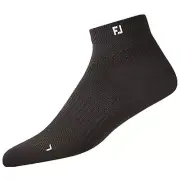 FootJoy FJ Tour Compression Men's Socks Golf Sports Ankle Sock One Size (Black)