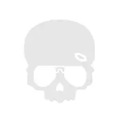 5Pcs Skull Car Sticker Skeleton Demon Reflective Motorcycle Wind Shield Decal 14*13cm